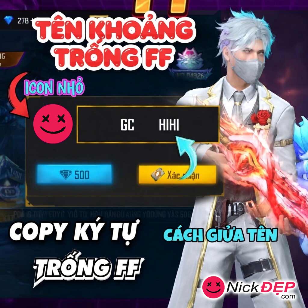Tên Khoảng Trống FF
